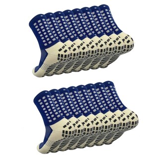 Foto 1 | Foto 1 | 8 Pares De Calcetines De Fútbol Antideslizantes Eo Safe Imports Esi-21979 Azul