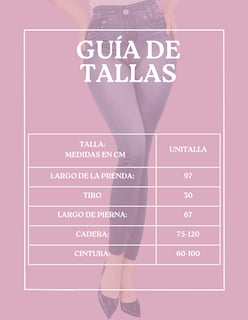 Foto 8 | Foto 8 | Pack De 2 Leggins Unitalla Mujer Mezclilla Lic-55-5-px2 Negro D19 Y Azul D16 Faja Alta Estilo Pantalón Mezclilla