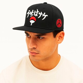 Foto 5 | Foto 5 | Gorra Snapback Negra Uchiha Sasuke Con Bordado Sharingan