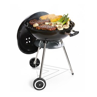 Foto 1 | Foto 1 | Asador De Carbón Extra Grande Portátil Parrilla De 22 Pulgadas 55cm Hikeo Color Negro