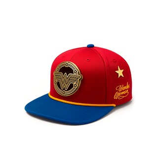 Foto 1 | Foto 1 | Gorra Wonder Woman Dc Comics Visera Plana Algodon Roja Mujer