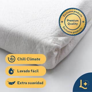 Foto 5 | Foto 5 | Protector De Colchón Toallin Bambo Impermeable Laila Comfort King Blanco