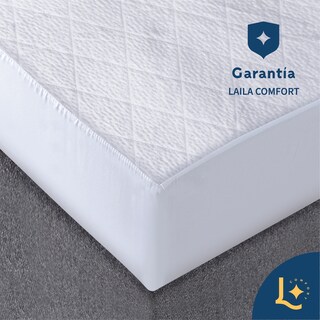 Foto 7 | Foto 7 | Protector De Colchón Toallin Bambo Impermeable Laila Comfort King Blanco