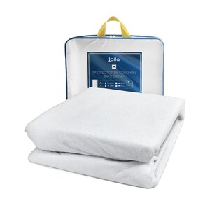 Foto 1 | Foto 1 | Protector De Colchón Toallin Premium - Extra Suave - Hipoalergénico Antiácaros Laila Comfort Matrimonial Blanco