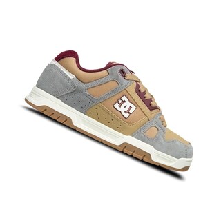 Foto 2 | Foto 2 | Tenis Masculino Cafe Gris Dc Shoes Stag Calzado Hombre Cafe