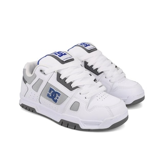 Foto 2 | Foto 2 | Tenis Balncos Azules Hombre Dc Shoes Stag Calzado Masculinos Blanco