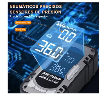 Foto 4 | Foto 4 | Cargador De Baterias Portatil Para Autos De Inflador Rápido