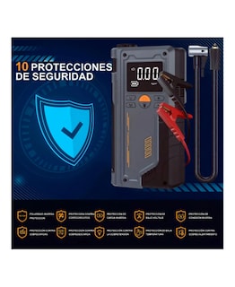 Foto 3 | Foto 3 | Arrancador De Bateria Portátil Con Compresor Inflador 8000a