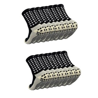 Foto 1 | Foto 1 | 8 Pares De Calcetines De Fútbol Antideslizantes Eo Safe Imports Esi-21981 Negro