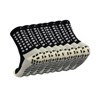Foto 2 | Foto 2 | 8 Pares De Calcetines De Fútbol Antideslizantes Eo Safe Imports Esi-21981 Negro