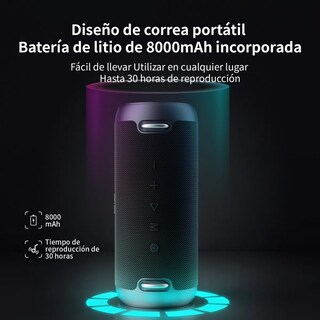 Foto 4 | Foto 4 | Bocina Lab.g Portátil Recargable Estéreo Con Bluetooth Negro