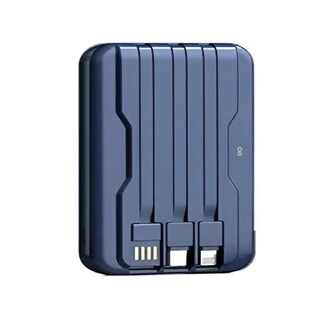 Foto 1 | Foto 1 | Power Bank Pila Batería Carga Inalámbrica 10000 Para Iphone Eo Safe Imports Esi-22069 Azul
