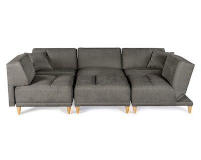 Foto 4 | Foto 4 | Sala De 6 Modúlos Makora Avalon Con Memory Foam Color Oxford Chenille Respaldo Reclinable De 3 Posiciones