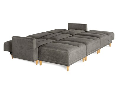 Foto 5 | Foto 5 | Sala De 6 Modúlos Makora Avalon Con Memory Foam Color Oxford Chenille Respaldo Reclinable De 3 Posiciones
