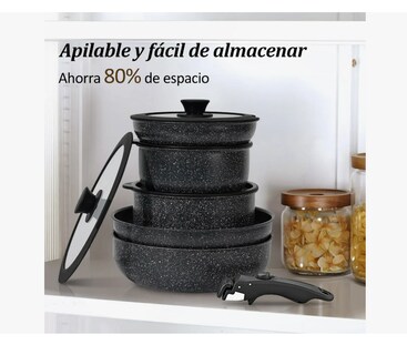 Foto 3 | Foto 3 | Batería De Cocina 15pcs Juegos De Sartenes Baterias Cocina