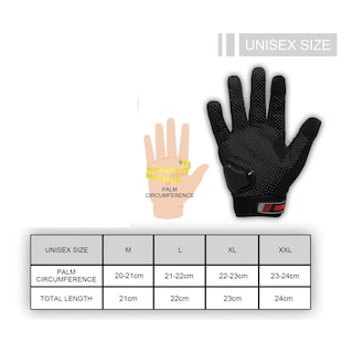 Foto 4 | Foto 4 | Guantes Proteccion Belug Pantalla Táctil De Dedo Para Motocicleta Rojo Xl