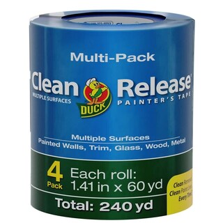 Foto 1 | Foto 1 | Painter's Tape Duck Clean Release Color Azul 1 41 Cm X 55 M 4 Rollos - Venta Internacional.