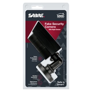 Foto 7 | Foto 7 | Cámara De Seguridad Falsa Sabre Con Sensor Nocturno Y Led A Batería - Venta Internacional.
