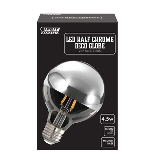 Foto 5 | Foto 5 | Bombilla Led G25 Plateada Semicromada Feit Electric De 40 W - Venta Internacional.