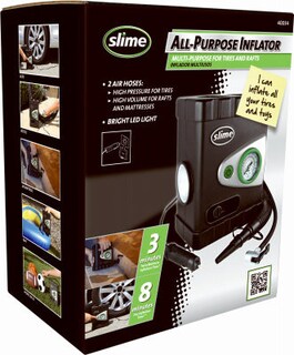 Foto 2 | Foto 2 | Inflador/compresor Slime 12 V 60 Psi Con Luz Led Y Manómetro - Venta Internacional.