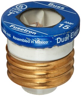 Foto 1 | Foto 1 | Fusível Bussmann T-15 De 125v Com Retardo Para Serviço Pesado - Venta Internacional.