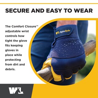 Foto 4 | Foto 4 | Guantes De Trabajo Wells Lamont De Piel Resistente Con Forma De Palma Para Hombre Color Azul Xl - Venta Internacional.