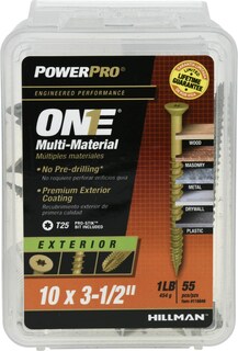 Foto 1 | Foto 1 | Screw Power Pro One #10 X 9 Cm Caja De Bronce Multimaterial - Venta Internacional.