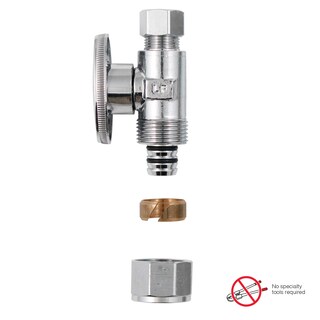 Foto 2 | Foto 2 | Válvula Recta Pex Plumb Pak Pp2889ez Cromada De 1/2 X 1/4 Pulgadas - Venta Internacional.