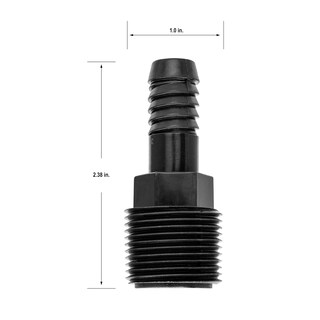 Foto 2 | Foto 2 | Adaptador De Tubo Oscilante Para Rociadores Orbit 94344 3/4 Mpt X 1/2 Púa - Venta Internacional.