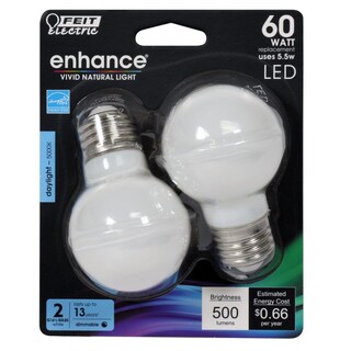 Foto 2 | Foto 2 | Bombilla Led Feit Electric 60 W G16.5 E26 Filamento Regulable Paquete De 2 - Venta Internacional.