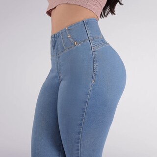 Foto 2 | Foto 2 | Jeans Pantalón De Mezclilla Levanta Pompa Corte Colombiano Con Push Up Sea Brazil
