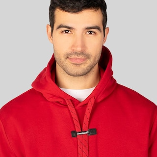 Foto 2 | Foto 2 | Sudadera Greenlander Con Gorro Hoodie Casual Para Hombre Rojo