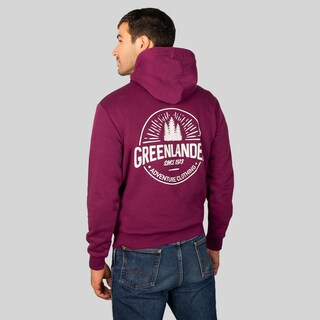 Foto 4 | Foto 4 | Sudadera Greenlander Con Gorro Hoodie Casual Para Hombre Purpura