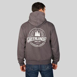 Foto 4 | Foto 4 | Sudadera Greenlander Con Gorro Hoodie Casual Para Hombre Gris