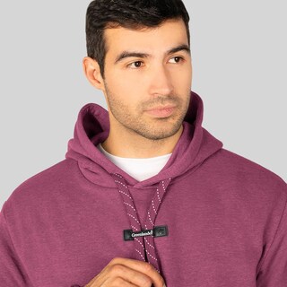 Foto 2 | Foto 2 | Sudadera Greenlander Con Gorro Hoodie Casual Para Hombre Rosa