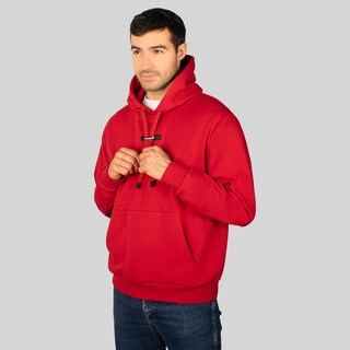 Foto 3 | Foto 3 | Sudadera Greenlander Con Gorro Hoodie Casual Para Hombre Rojo