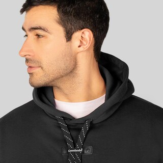 Foto 2 | Foto 2 | Sudadera Greenlander Con Gorro Hoodie Casual Para Hombre Negro