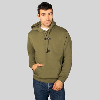 Foto 1 | Foto 1 | Sudadera Greenlander Con Gorro Hoodie Casual Para Hombre Verde Oscuro