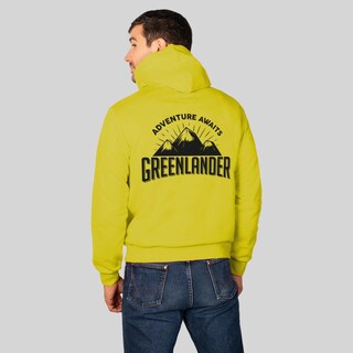 Foto 4 | Foto 4 | Sudadera Greenlander Con Gorro Hoodie Casual Para Hombre Verde Lima