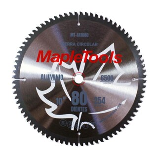 Foto 1 | Foto 1 | Sierra Circular 10'' 80 Dientes 5/8'' Aluminio Maple Tools