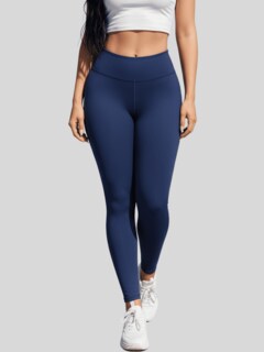 Foto 7 | Foto 7 | Leggings Deportivos Mujer Lic-0202 Azul Cintura Ancha Y Ajuste Perfecto