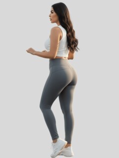 Foto 5 | Foto 5 | Leggings Deportivos Mujer Lic-0202 Gris Cintura Ancha Y Ajuste Perfecto