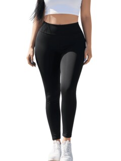 Foto 1 | Foto 1 | Leggings Deportivos Mujer Lic-0202 Negro Cintura Ancha Y Ajuste Perfecto