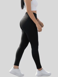 Foto 5 | Foto 5 | Leggings Deportivos Mujer Lic-0202 Negro Cintura Ancha Y Ajuste Perfecto