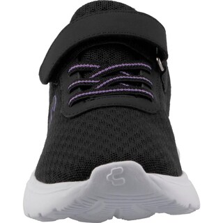 Foto 5 | Foto 5 | Tenis Niña Charly 1065380 Negro/morado Originales Con Velcro Suela Eva Y Agujetas Talla 15 A 23 E