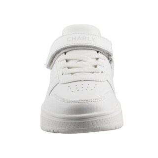 Foto 5 | Foto 5 | Tenis Charly 1065383 Blanco Originales Niña Con Velcro Y Agujetas Escolares Ligeros Talla 15 A 23 E