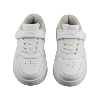 Foto 6 | Foto 6 | Tenis Charly 1065383 Blanco Originales Niña Con Velcro Y Agujetas Escolares Ligeros Talla 15 A 23 E