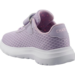 Foto 4 | Foto 4 | Tenis Niña Charly 1065380 Morado Originales Casuales Escolares Suela Eva Con Velcro Y Agujetas Urbano Talla 15 A 23 E