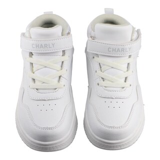 Foto 6 | Foto 6 | Tenis Charly 1079415 Blanco Botin Originales Para Niña Velcro Suela Eva Talla 15 A 23 E