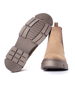 Foto 4 | Foto 4 | Botín Chelsea Caballero Vestir Piel Bota Hombre Chunky Marron